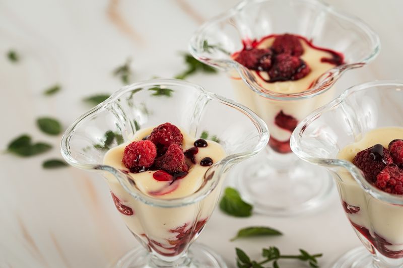 Panna cotta dessert Minneapolis