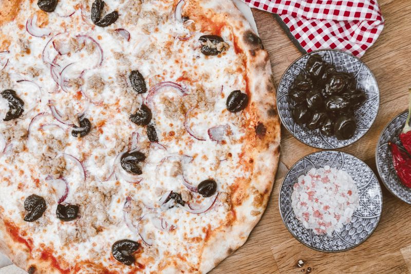 Truffle Mushroom specialty pizza